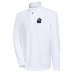 France National Team Antigua Statement Quarter-Zip Pullover White