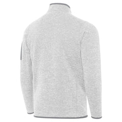 France National Team Antigua Elevate Quarter-Zip Pullover Heather Gray