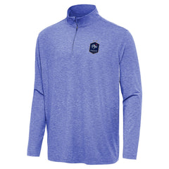 France National Team Antigua Master Quarter-Zip Pullover Heather Royal