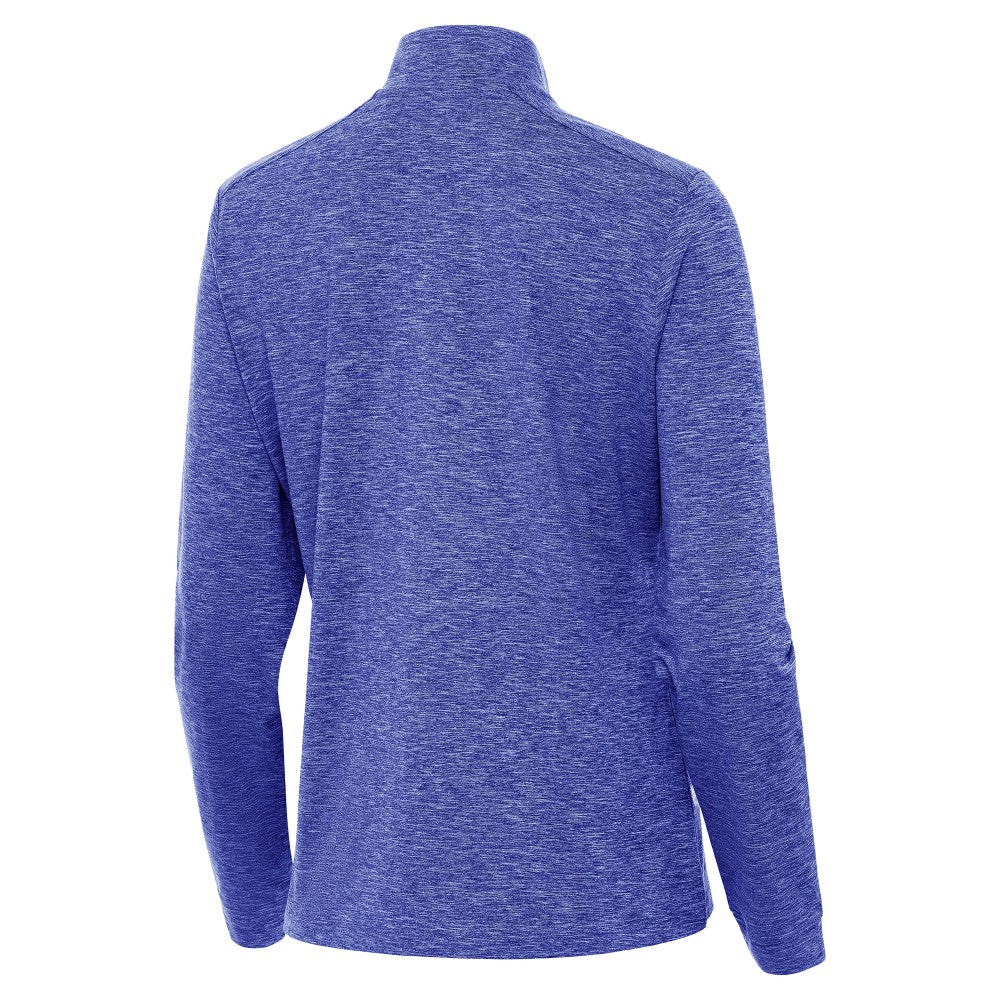 France National Team Antigua Women's Master Quarter-Zip Pullover Heather Royal