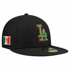 Los Angeles Dodgers New Era Mexico 59FIFTY Fitted Hat - Black - New Era Lifestyle