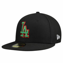 Los Angeles Dodgers New Era Mexico 59FIFTY Fitted Hat - Black - New Era Lifestyle