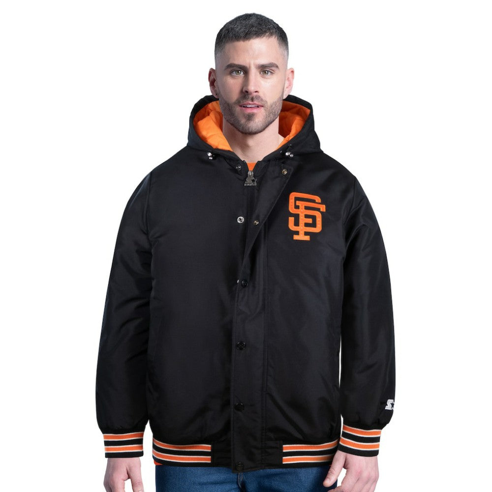 San Francisco Giants Starter Pro Polyfilled Full-Zip Jacket - Black - MLB on Sale