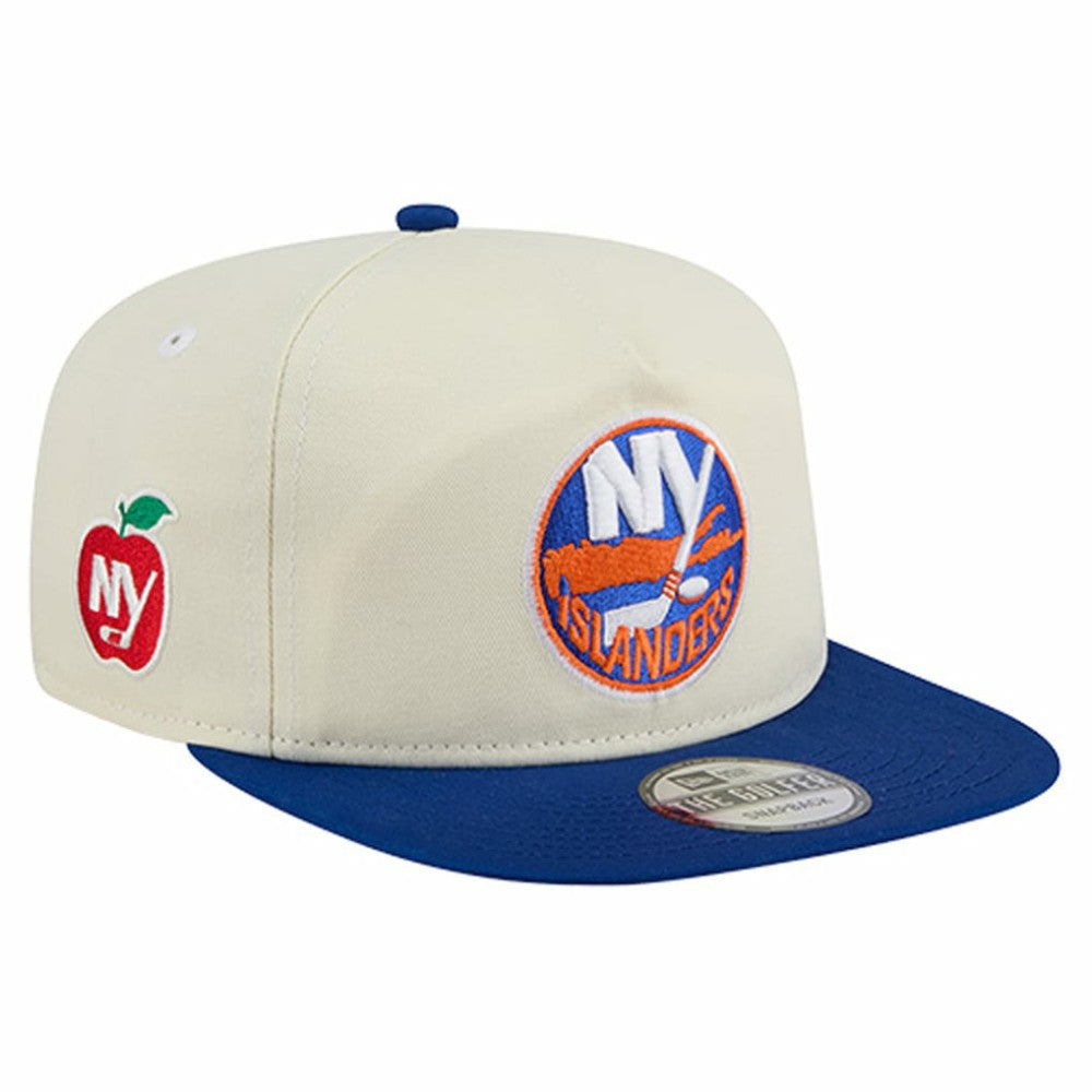 New York Islanders New Era Golfer Adjustable Hat - Cream - NHL 203374800