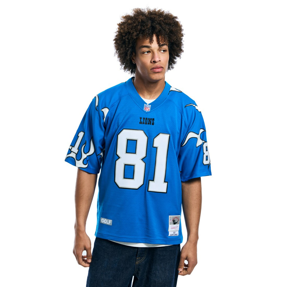 Mitchell & Ness Calvin Johnson Detroit Lions x Golf Wang Unisex 2007 Legacy Fashion Jersey Blue