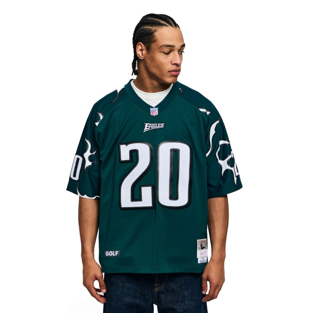 Mitchell & Ness Brian Dawkins Philadelphia Eagles x Golf Wang Unisex 1996 Legacy Fashion Jersey Midnight Green