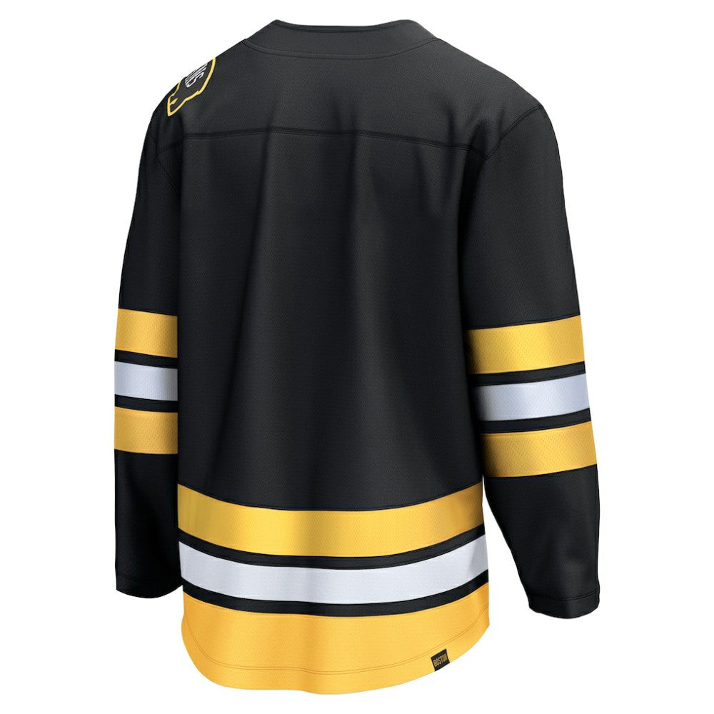 Boston Bruins Fanatics Anniversary Home Breakaway Jersey - Black - NHL 203376744