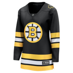 Boston Bruins Fanatics Women's Anniversary Home Breakaway Jersey - Black - NHL 203376745