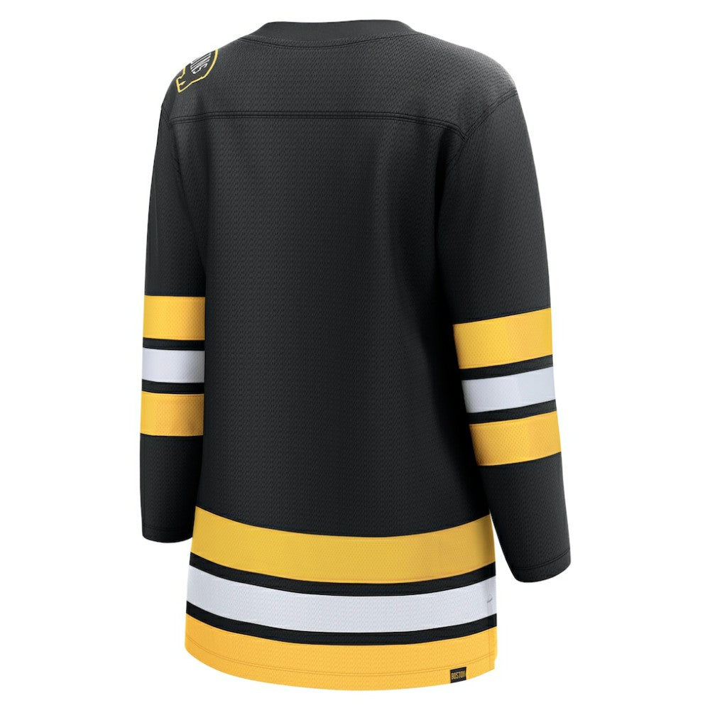 Boston Bruins Fanatics Women's Anniversary Home Breakaway Jersey - Black - NHL 203376745