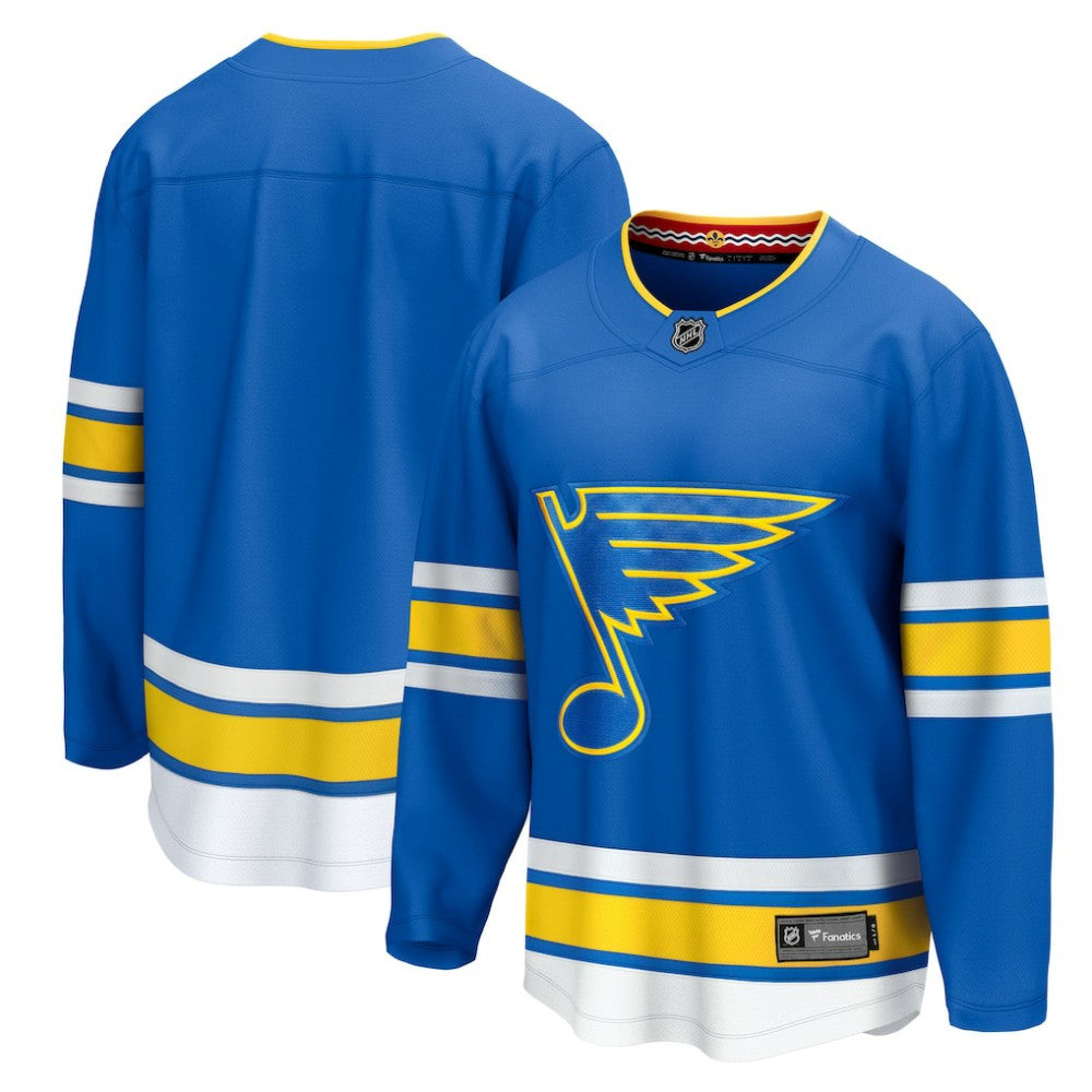 St. Louis Blues Fanatics Home Breakaway Jersey - Blue - NHL 203376748