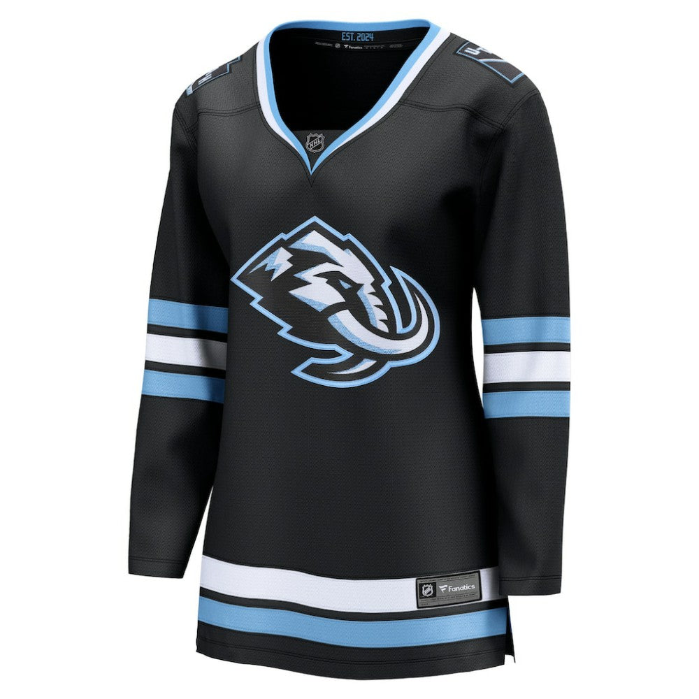 Utah Mammoth Fanatics Women's Home Breakaway Jersey - Black - NHL 203376751