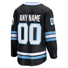 Utah Mammoth Fanatics Home Breakaway Custom Jersey - Black - NHL 203376755