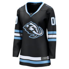 Utah Mammoth Fanatics Women's Home Breakaway Custom Jersey - Black - NHL 203376759