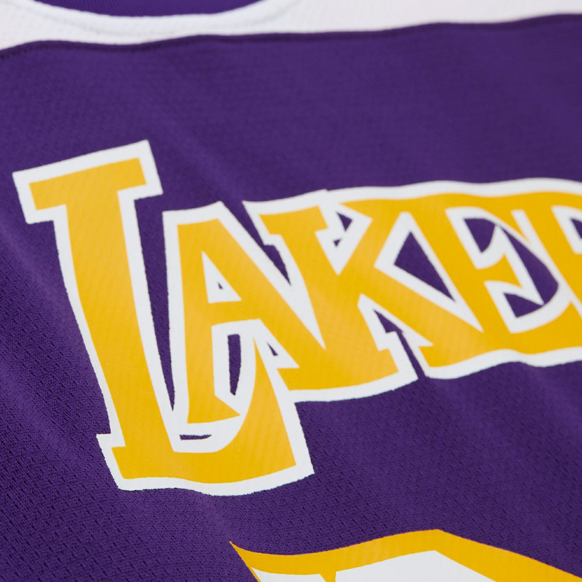 Shaquille O'Neal Los Angeles Lakers Unisex Maxxed Out Fashion Hockey Jersey Purple | Mitchell & Ness discount