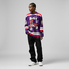 Vince Carter Toronto Raptors Unisex Maxxed Out Fashion Hockey Jersey Purple | Mitchell & Ness Near Me