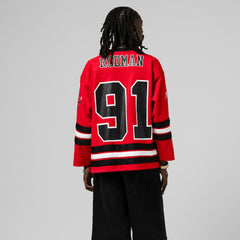 Dennis Rodman Chicago Bulls Unisex Maxxed Out Fashion Hockey Jersey for sale Red | Mitchell & Ness outlet