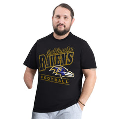Baltimore Ravens G-III Sports by Carl Banks Adaptive Headliner Graphic T-Shirt Black