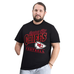 Kansas City Chiefs G-III Sports by Carl Banks Adaptive Headliner Graphic T-Shirt Black