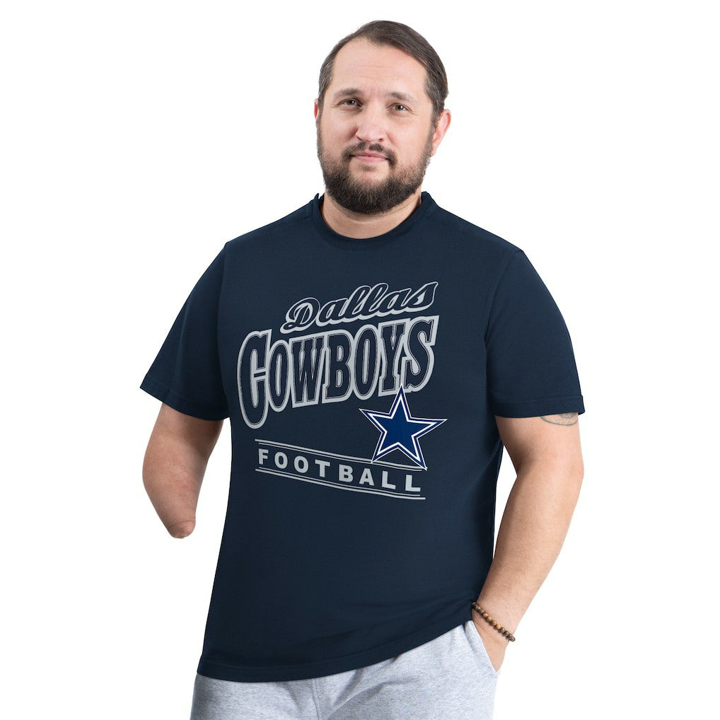 Dallas Cowboys G-III Sports by Carl Banks Adaptive Headliner Graphic T-Shirt Navy