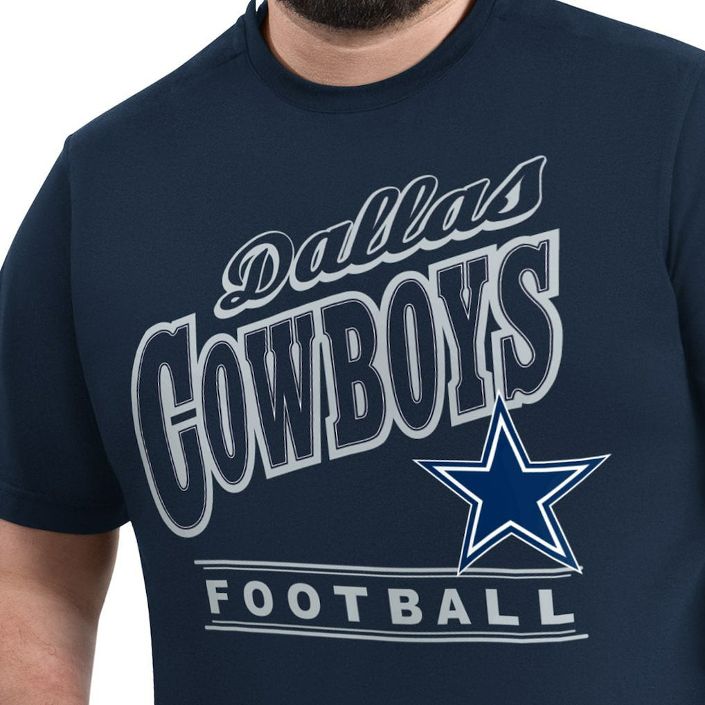 Dallas Cowboys G-III Sports by Carl Banks Adaptive Headliner Graphic T-Shirt Navy