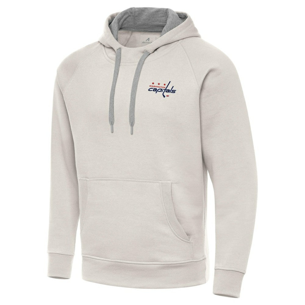 Washington Capitals Antigua Victory Pullover Hoodie - Cream - NHL 203377063