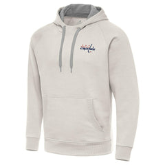 Washington Capitals Antigua Victory Pullover Hoodie - Cream - NHL 203377063