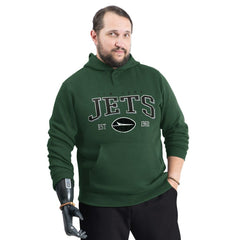 New York Jets G-III Sports by Carl Banks Adaptive Team Spirit Graphic Fleece Pullover Hoodie Green