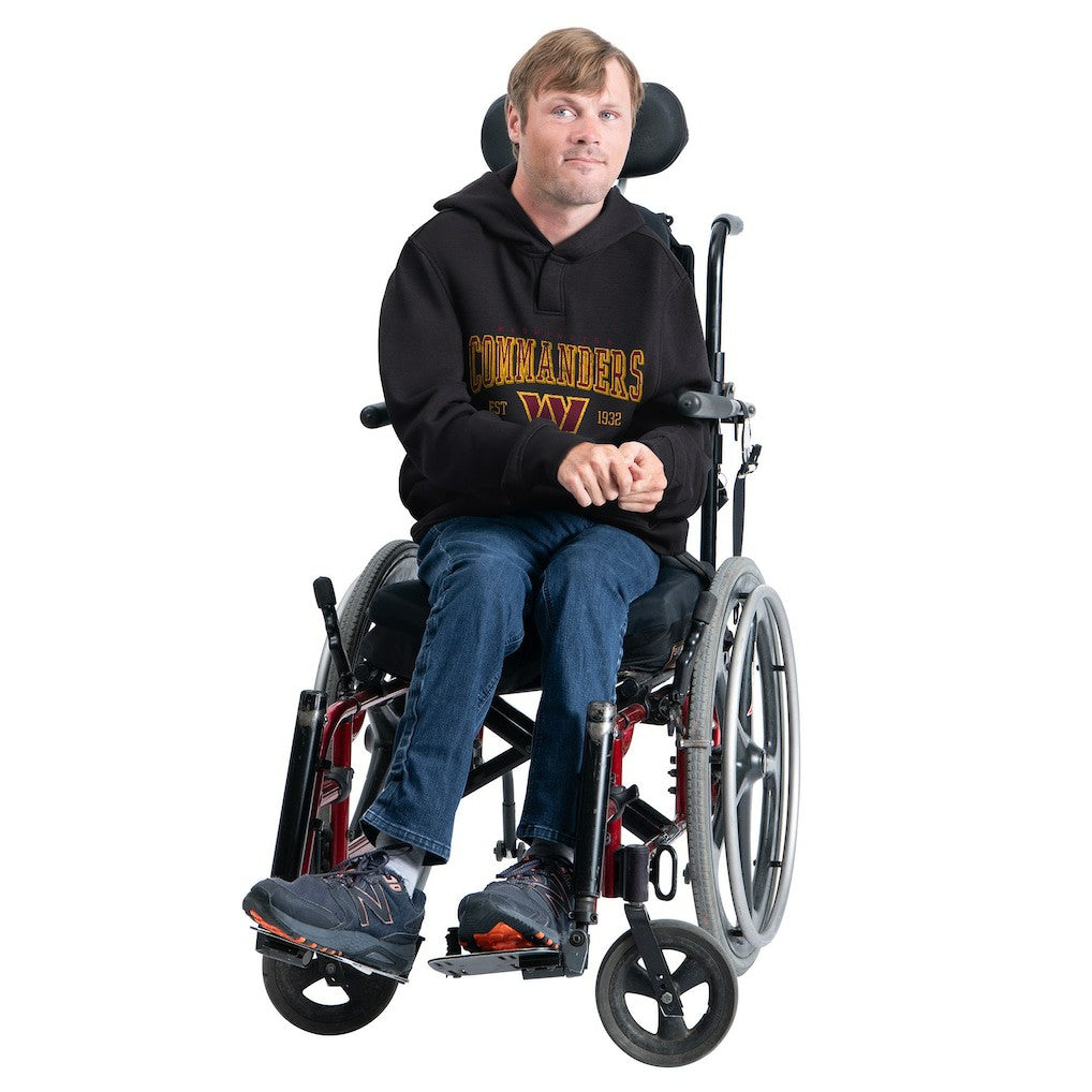 Washington Commanders G-III Sports by Carl Banks Adaptive Team Spirit Graphic Fleece Pullover Hoodie Black