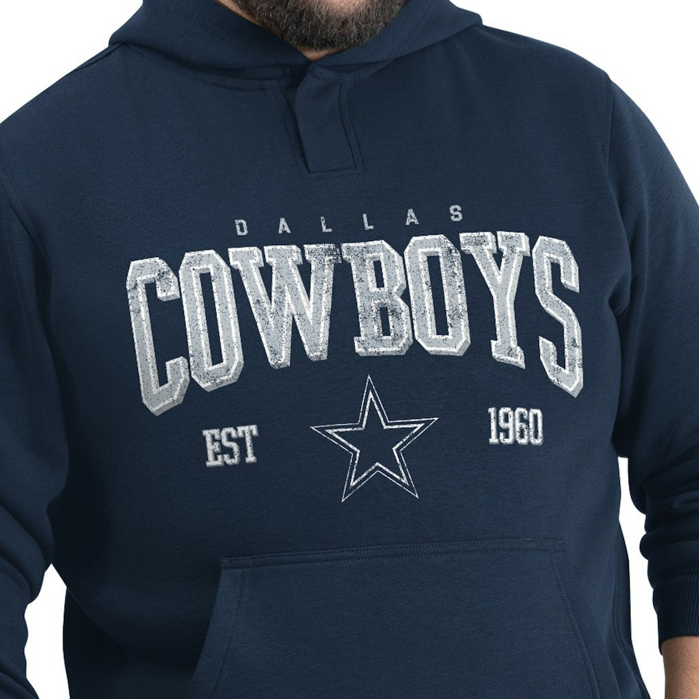 Dallas Cowboys G-III Sports by Carl Banks Adaptive Team Spirit Graphic Fleece Pullover Hoodie Navy