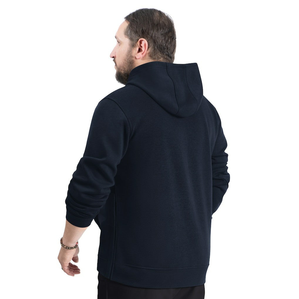 Denver Broncos G-III Sports by Carl Banks Adaptive Team Spirit Graphic Fleece Pullover Hoodie Navy
