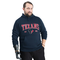 Houston Texans G-III Sports by Carl Banks Adaptive Team Spirit Graphic Fleece Pullover Hoodie Navy