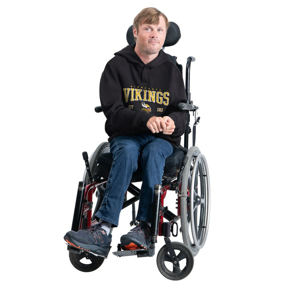Minnesota Vikings G-III Sports by Carl Banks Adaptive Team Spirit Graphic Fleece Pullover Hoodie Black