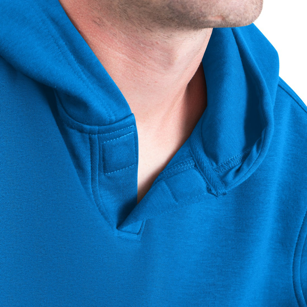 Detroit Lions G-III Sports by Carl Banks Adaptive Mesh Effect Team Graphic Fleece Pullover Hoodie Royal