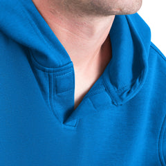 Detroit Lions G-III Sports by Carl Banks Adaptive Mesh Effect Team Graphic Fleece Pullover Hoodie Royal