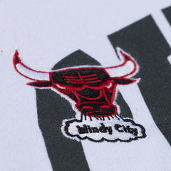 Chicago Bulls Women's Lightweight Block Letter Sweatshirt White | Mitchell & Ness Near Me