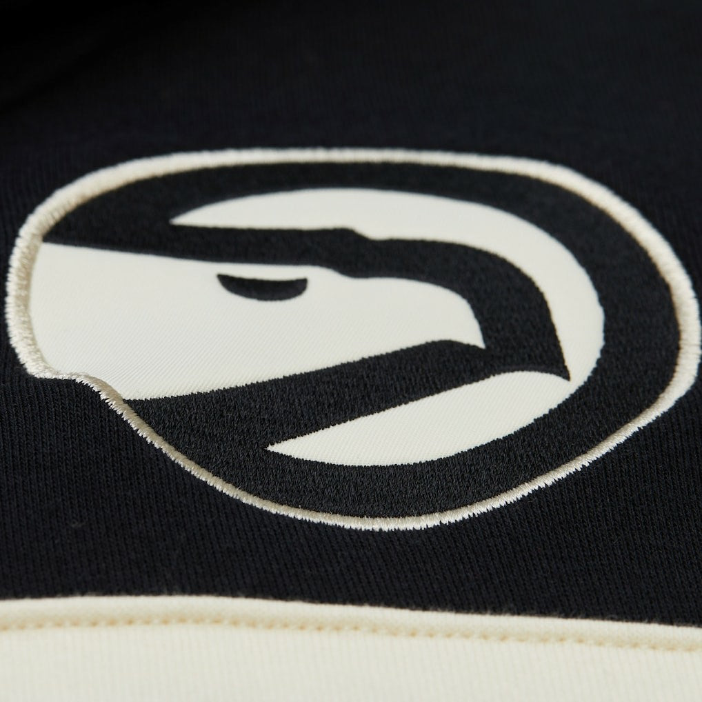 Atlanta Hawks Double Clutch Head Coach Hoodie Olive/Black | Mitchell & Ness outlet