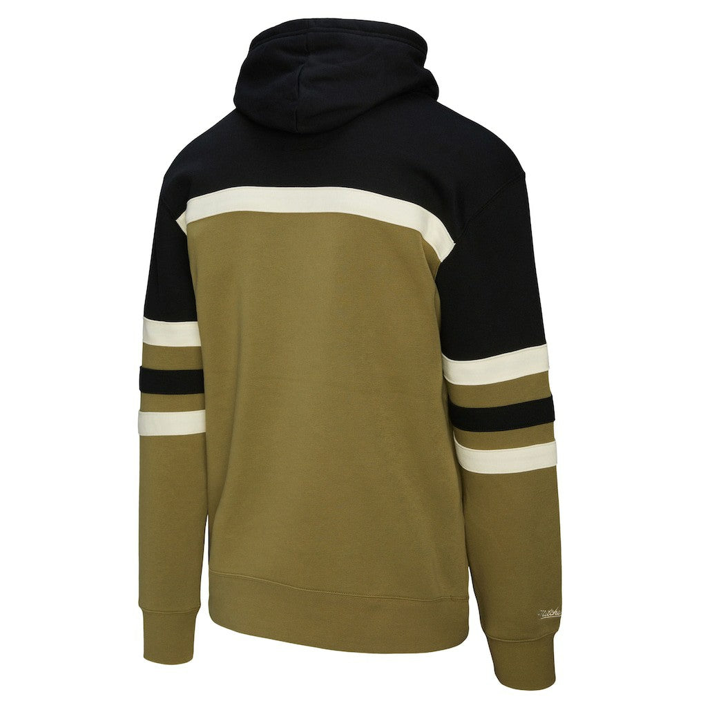 Boston Celtics Double Clutch Head Coach Hoodie Olive | Mitchell & Ness online