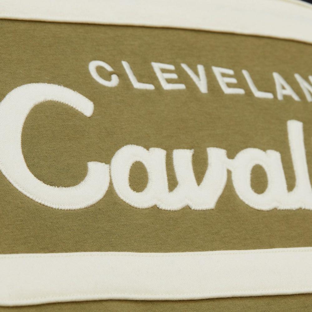 Cleveland Cavaliers Double Clutch Head Coach Hoodie for sale Olive/Black | Mitchell & Ness online