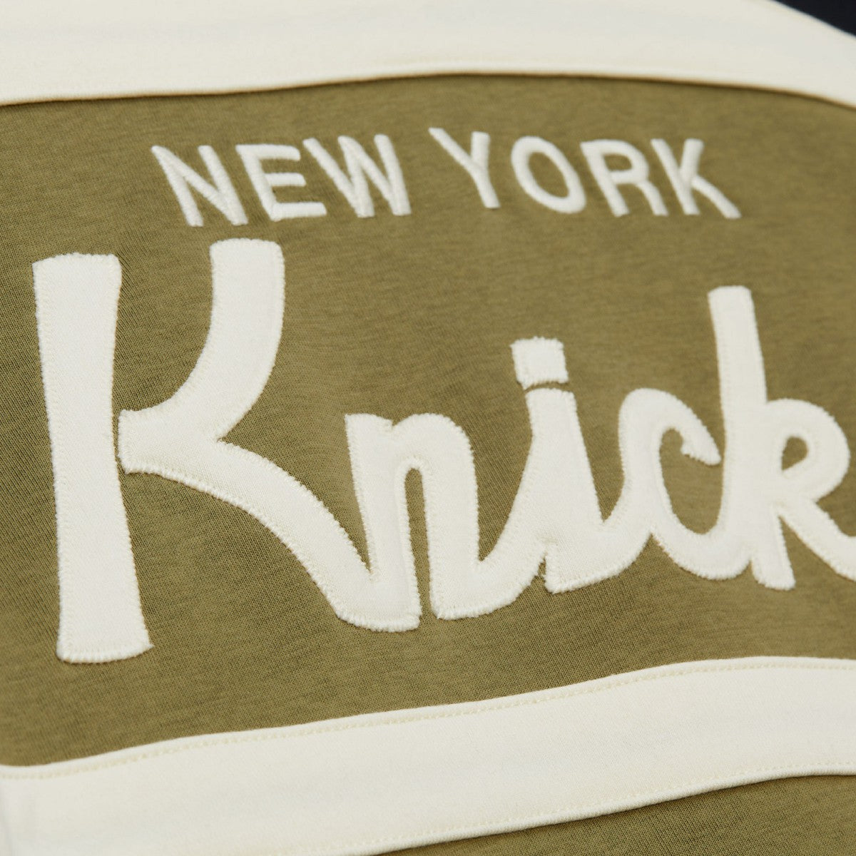 New York Knicks Double Clutch Head Coach Hoodie Olive/Black | Mitchell & Ness for sale