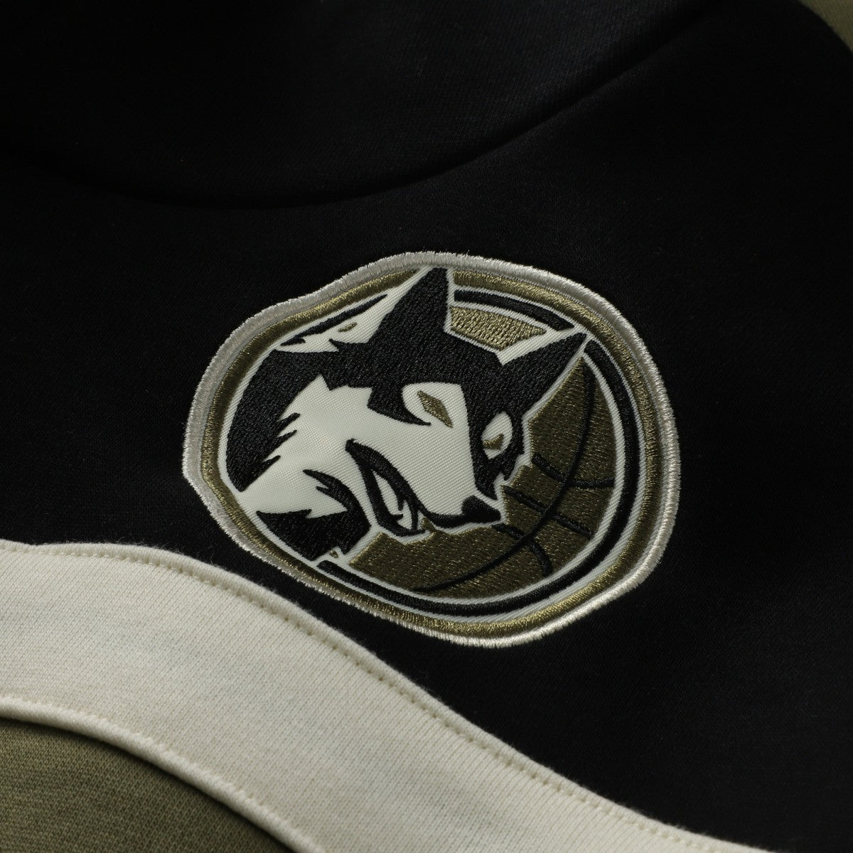 Minnesota Timberwolves Double Clutch Head Coach Hoodie Olive/Black | Mitchell & Ness Near Me