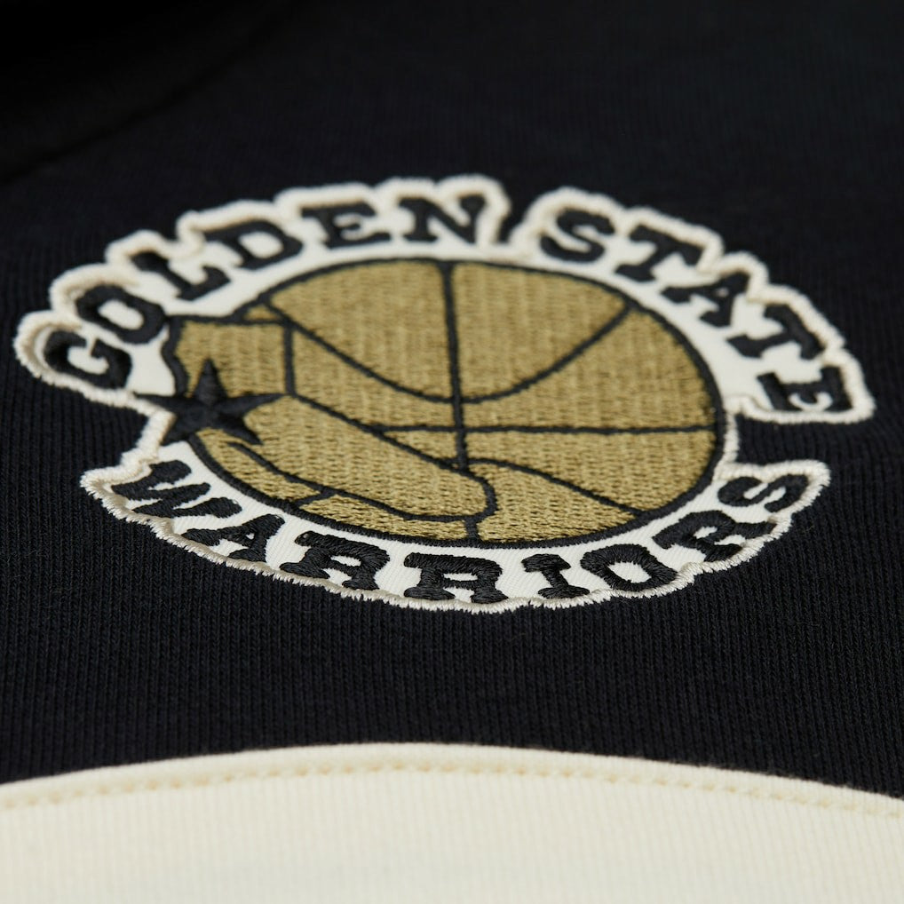 Golden State Warriors Double Clutch Head Coach Hoodie for sale Olive/Black | Mitchell & Ness Lifestyle