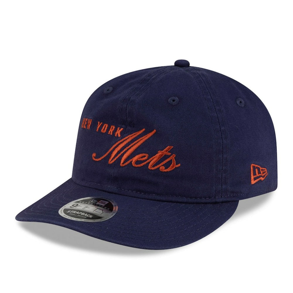 New York Mets New Era x thisisneverthat Retro Crown 9FIFTY Adjustable Hat - Navy - New Era Discount