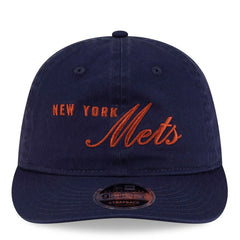New York Mets New Era x thisisneverthat Retro Crown 9FIFTY Adjustable Hat - Navy - New Era Discount