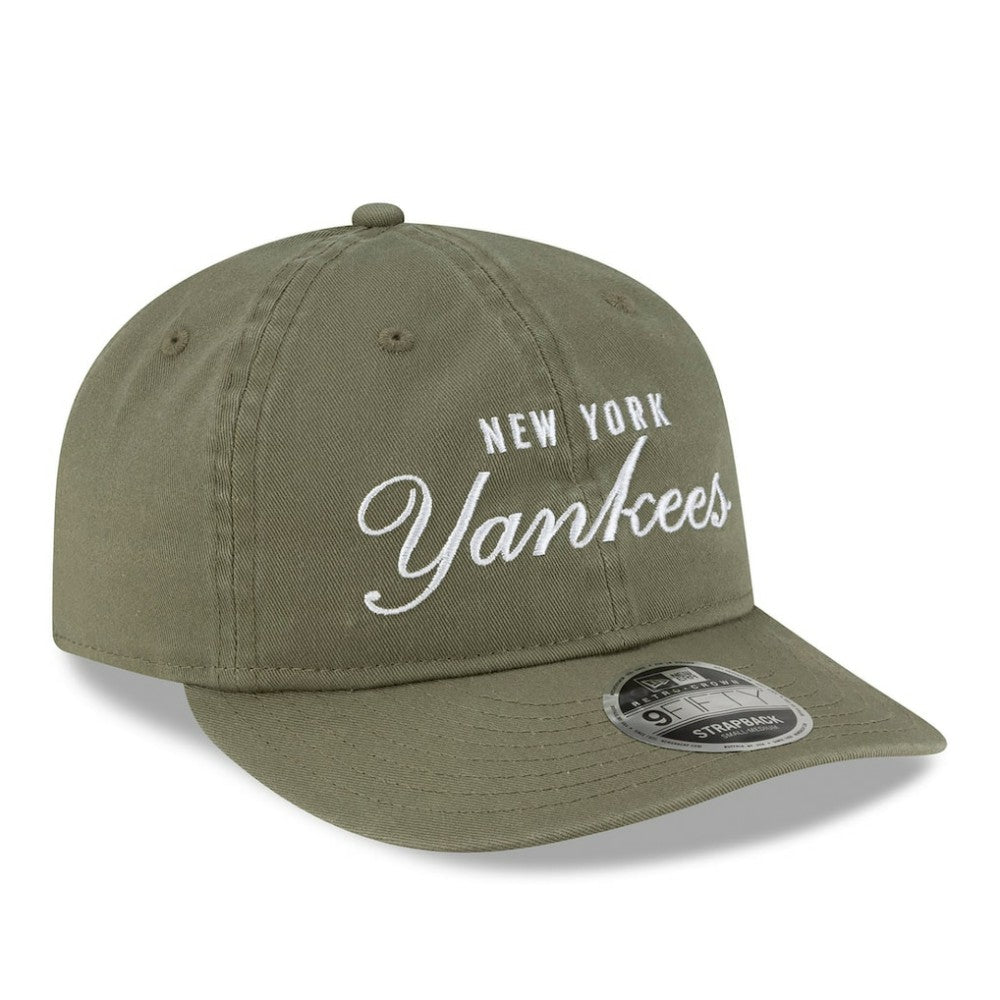 New York Yankees New Era x thisisneverthat Retro Crown 9FIFTY Adjustable Hat - Olive - New Era Online