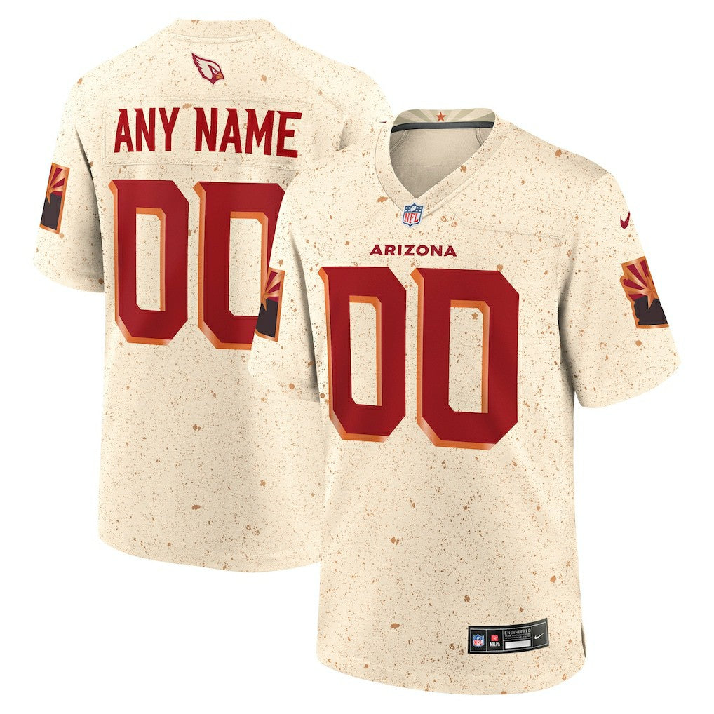 Nike Arizona Cardinals 2025 Rivalries Collection Custom Game Jersey Natural