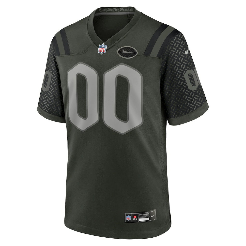 Nike New York Jets 2025 Rivalries Collection Custom Game Jersey Gotham Green