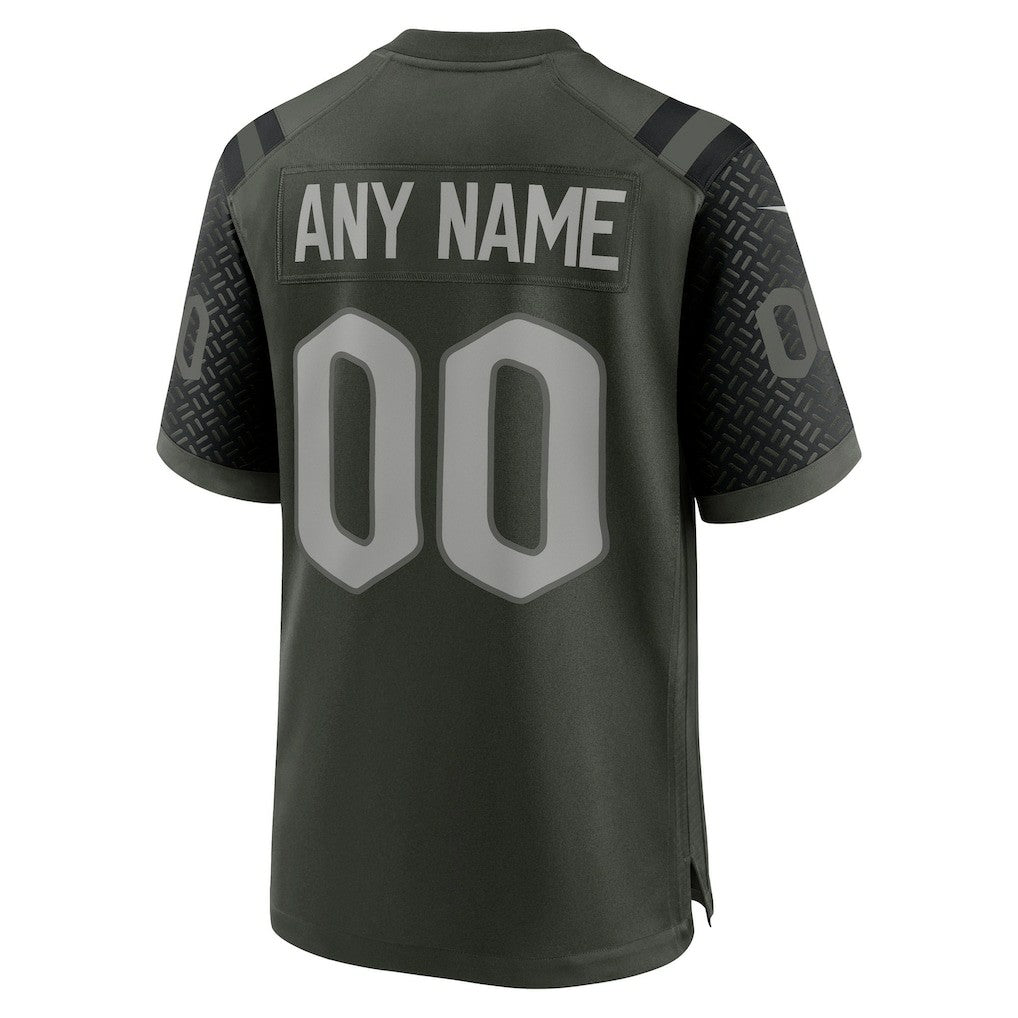 Nike New York Jets 2025 Rivalries Collection Custom Game Jersey Gotham Green