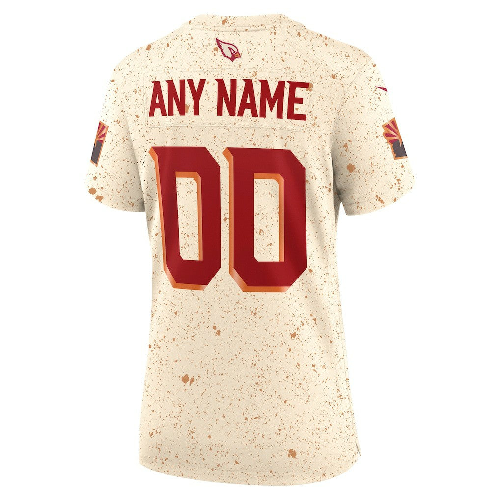 Nike Arizona Cardinals Women's 2025 Rivalries Collection Custom Game Jersey Natural