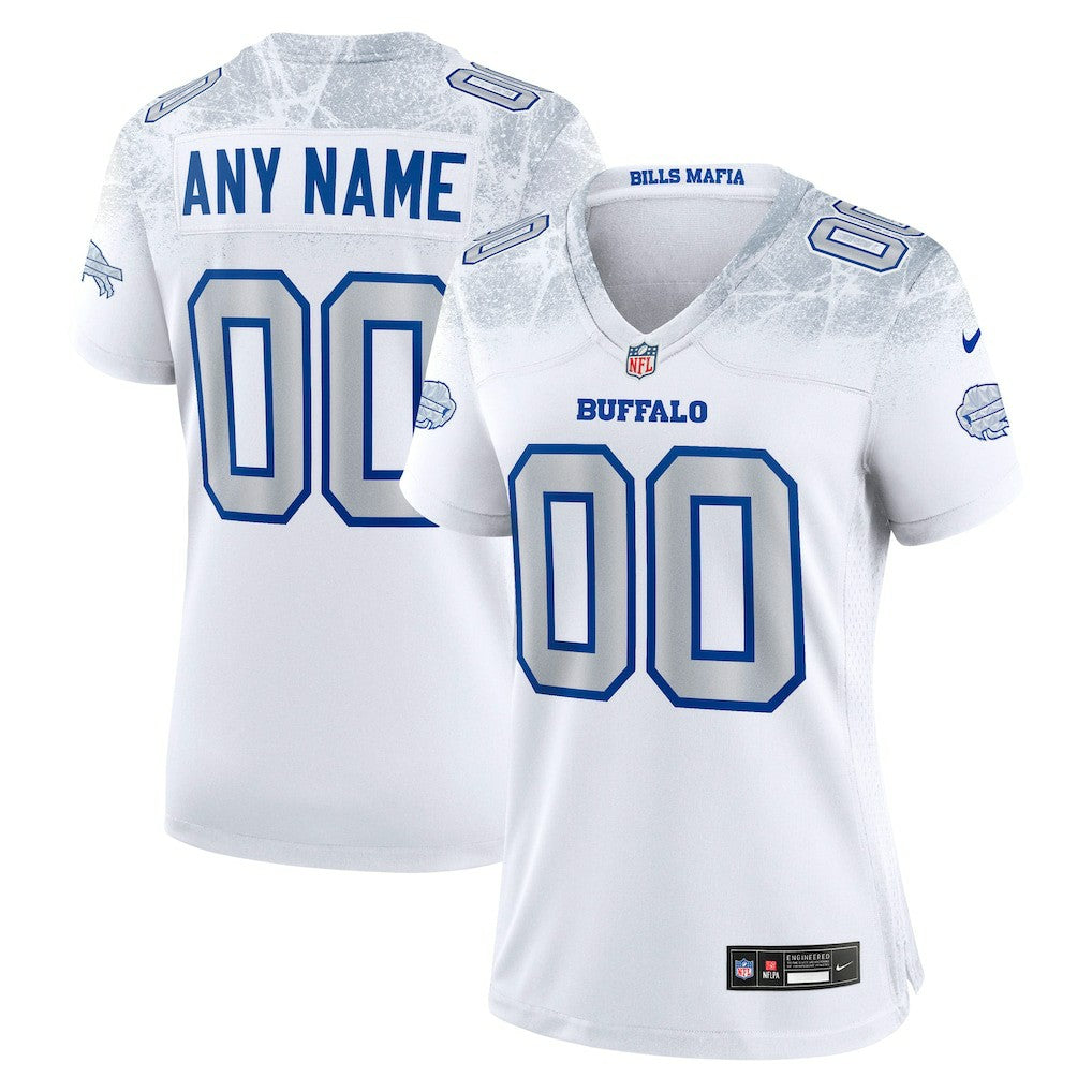 Nike Buffalo Bills Women's 2025 Rivalries Collection Custom Game Jersey White