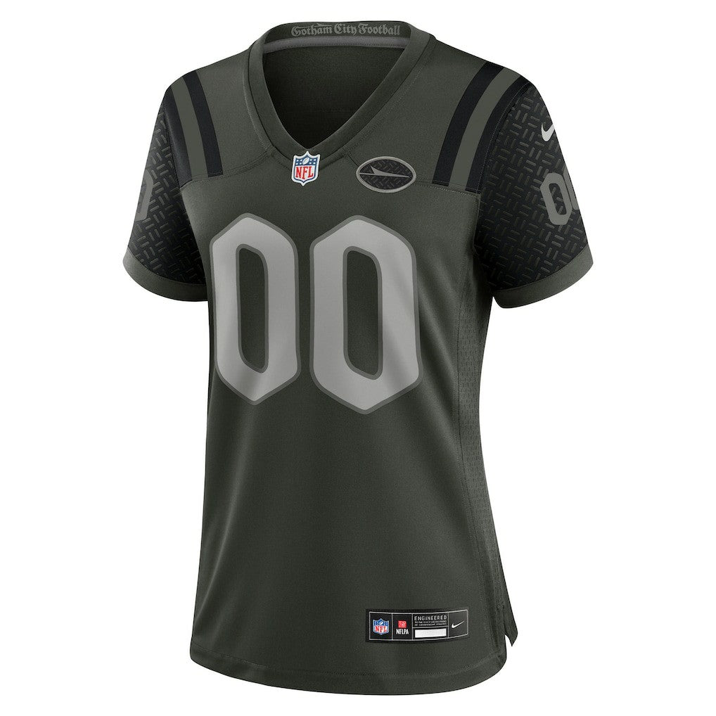 Nike New York Jets Women's 2025 Rivalries Collection Custom Game Jersey Gotham Green